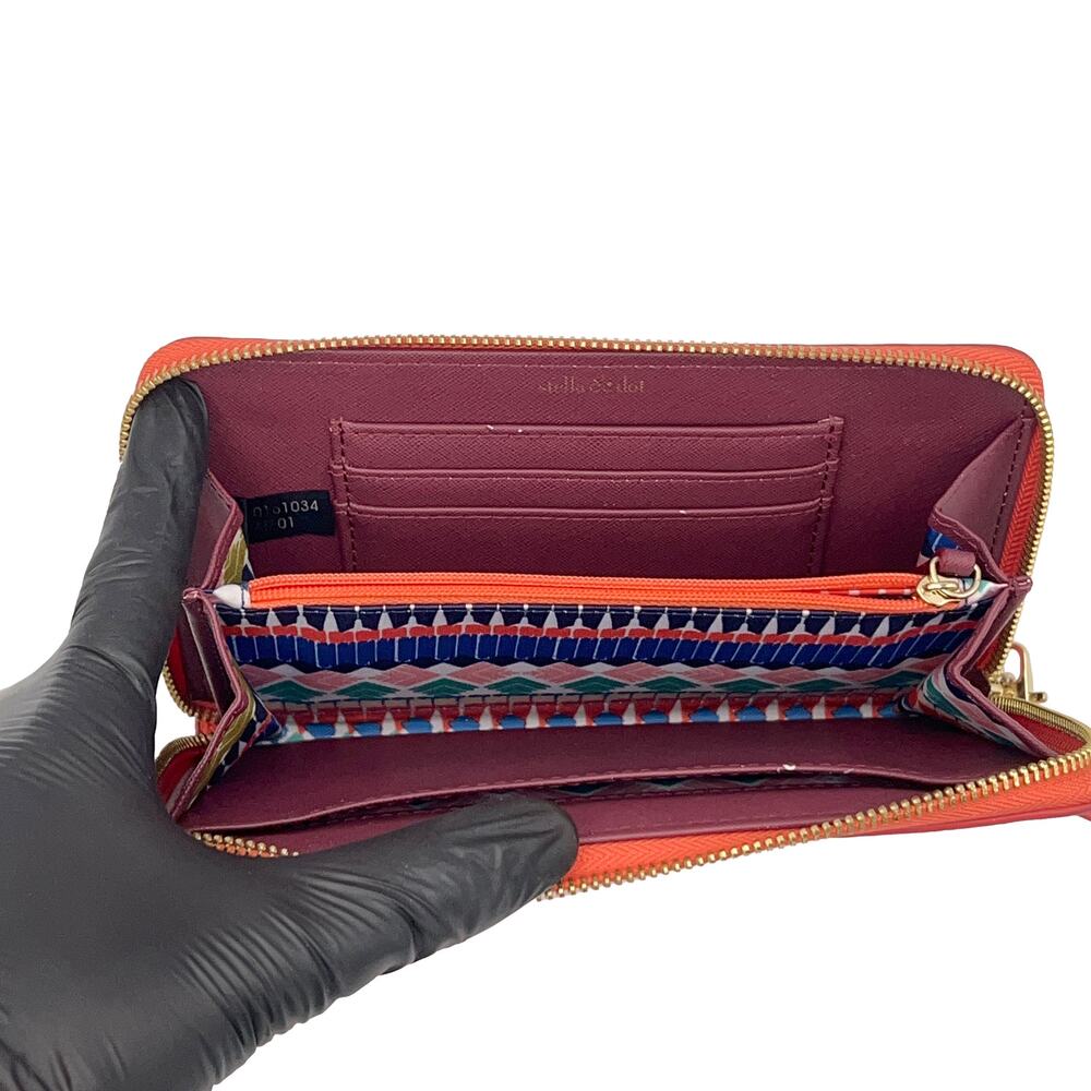 STELLA & DOT Tiburon Tech Wristlet Wallet (Deep Coral) - Picture 8 of 12